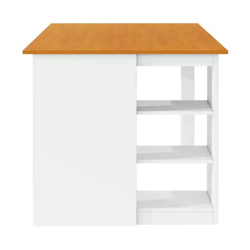 Set da pranzo a 5 pezzi in stile rustico ad altezza bancone per 4 persone, set da tavolo da bar in legno con ripiani e 4 sedie imbottite