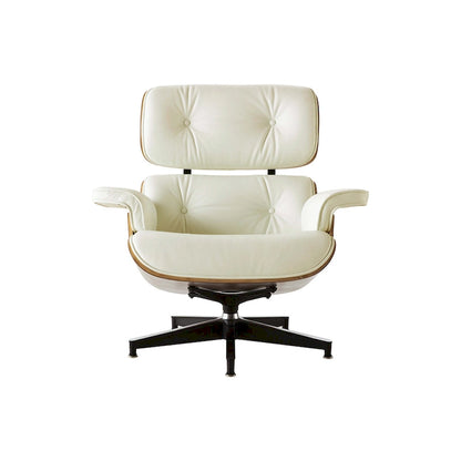 Fauteuil inclinable en cuir de style Mid-Century Modern