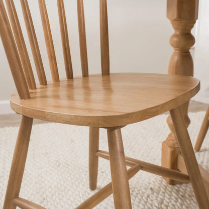 Sedie da pranzo con schienale alto e fuso Windsor Bush Furniture - Set di 2