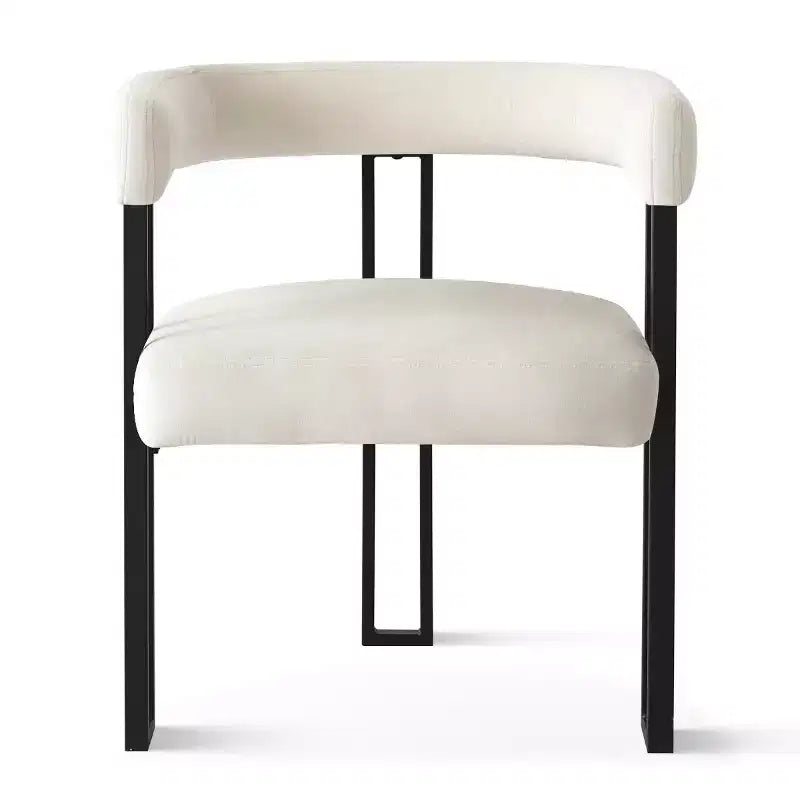 Set tavolo da pranzo allungabile da 120-210 cm per 4 persone, tavolo nero e 4 sedie da pranzo imbottite in velluto con gambe in metallo, stile moderno