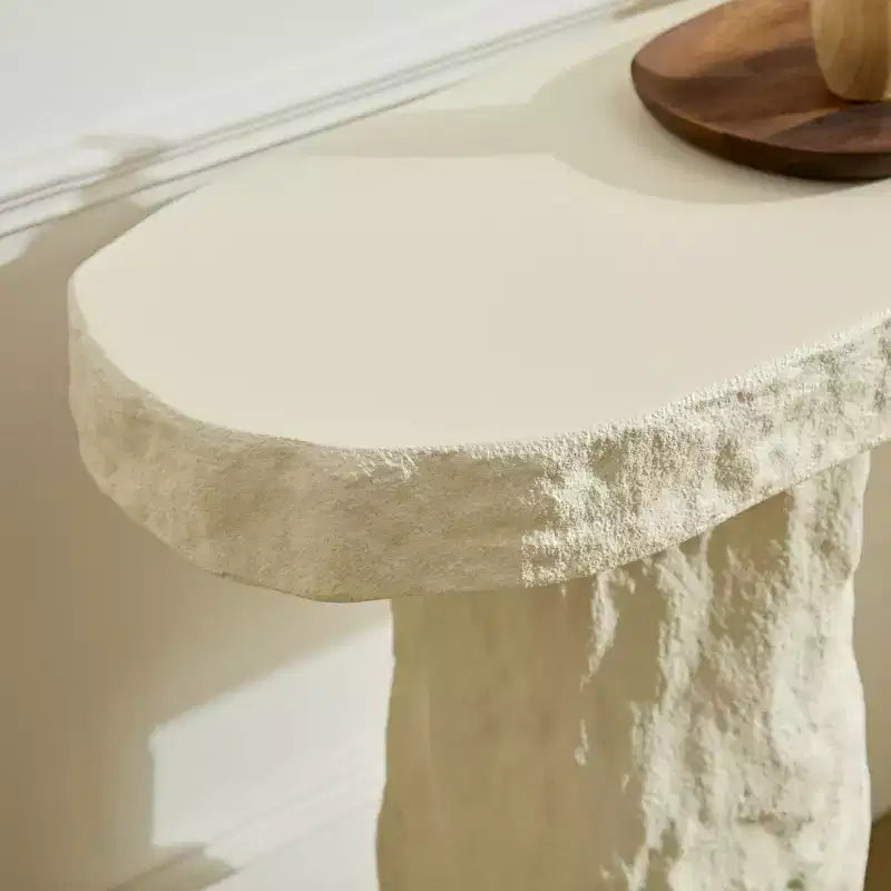 53,94 Tavolo Consolle Moderno in Fibra di Vetro con Gambe Irregolari