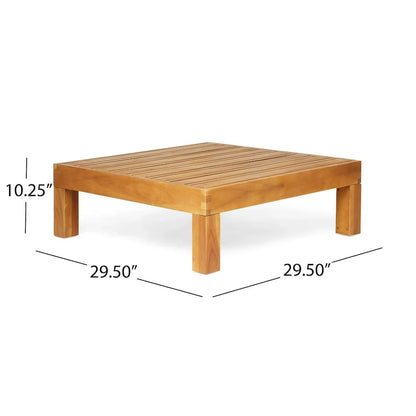Set da conversazione Brava Outdoor a 6 pezzi in legno di acacia di Christopher Knight Home