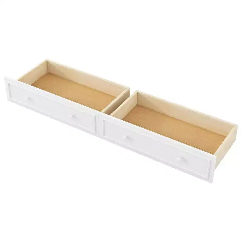 Letto angolare a grandezza naturale con cassetti portaoggetti, libreria, struttura letto a giorno in legno a forma di L con testiera a libreria per soggiorno