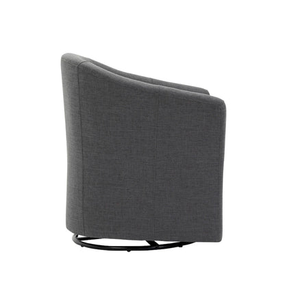 Lot de 2 fauteuils pivotants modernes avec accoudoirs pour salon