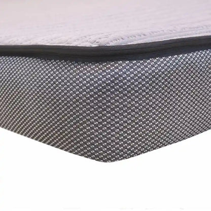 Divano letto in tessuto scamosciato marrone rustico Rancho - 37 x 86 x 40