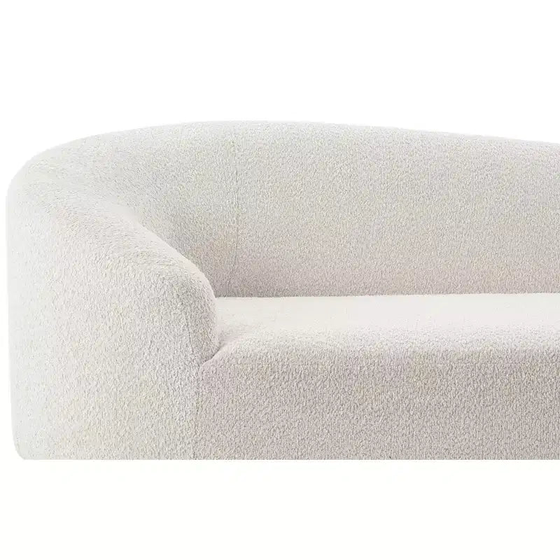 ModernLuxe Chaise Longue, Divano Moderno Metà Secolo con Struttura in Legno di Gomma, Daybed Orientato a Sinistra per Soggiorno