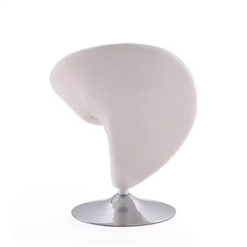 Ensemble de 2 fauteuils pivotants d'appoint Curl en mélange de laine - Manhattan Comfort