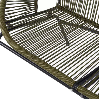Christopher Knight Home Paoa Set Salotto da Esterno in 3 Pezzi Intrecciato con Struttura in Ferro (Tavolo Non Incluso)