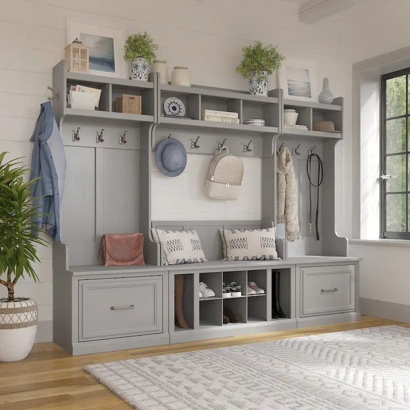 Set per l'ingresso Woodland con appendiabiti di Bush Furniture