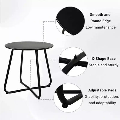 GRANDPATIO Set da 5 pezzi per esterno con divanetto in vimini