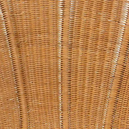 Fauteuil d'appoint fleur Blossom en rotin bohème miel