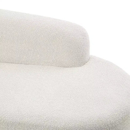 ModernLuxe Chaise Longue, Divano Moderno Metà Secolo con Struttura in Legno di Gomma, Daybed Orientato a Sinistra per Soggiorno