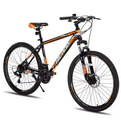 HILAND 26 Mountain Bike per Uomo Donna, Ruota a 3/6/Multi-Raggi, 18 Velocità