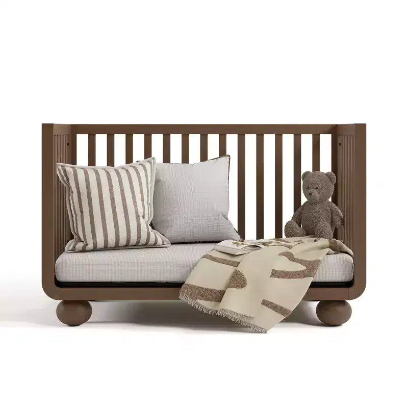 Storkcraft Amalfi Deluxe Culla Trasformabile 5-in-1 con Sponda di Sicurezza per Bambini Inclusa