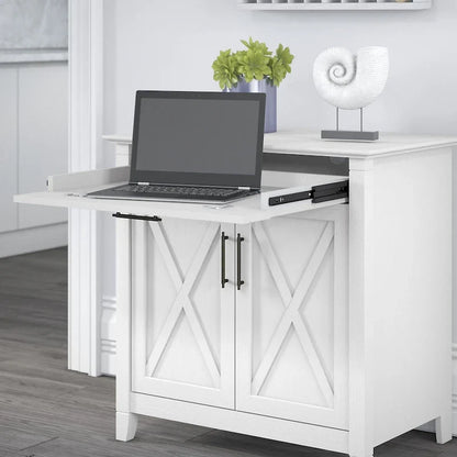 Scrittoio Key West con mobiletto di Bush Furniture