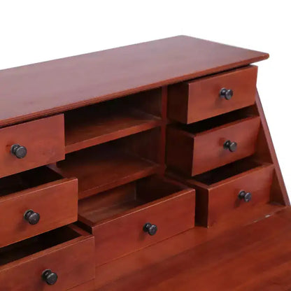 Secrétaire Brun Bois d'acajou massif 78 x 42 x 103 cm