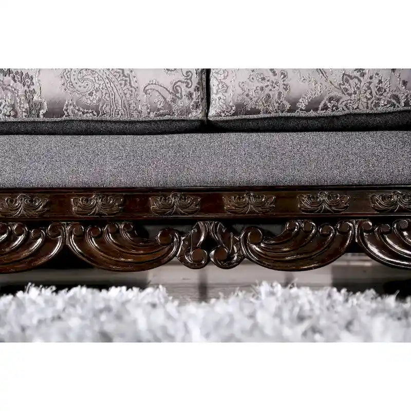 Set da salotto 2 pezzi con braccioli arrotolati in ciniglia tradizionale Dikic di Gracewood Hollow
