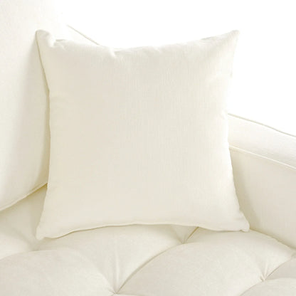 Divano Letto Chaise Longue in ciniglia, Divano Imbottito con Schienale Trapuntato e 2 Cuscini Rimovibili per Soggiorno