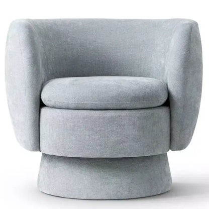 Lot de 2 fauteuils pivotants modernes avec revêtement en tissu, fauteuil lounge pivotant à 360° pour salon, chambre à coucher - Panipeachy