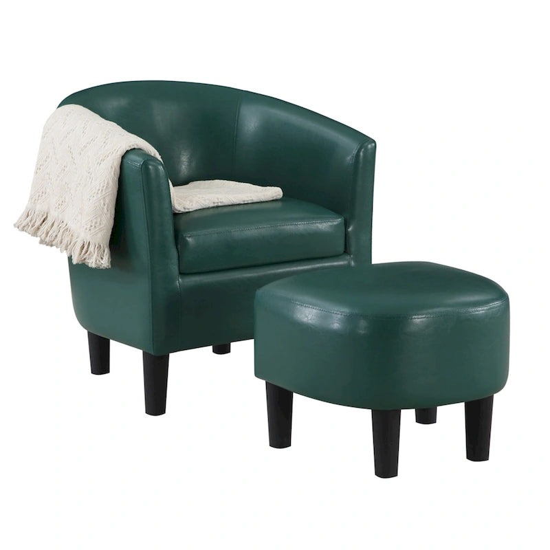 Convenience Concepts Take a Seat Churchill, Poltrona e Pouf