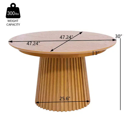 Set da pranzo allungabile Christopher Knight Home Bennett Mid-Century Modern 5 pezzi in legno, con tavolo e 4 sedie imbottite con schienale in canna