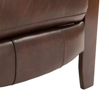 Lot de 2 fauteuils relax manuels en cuir véritable, inclinaison 159°