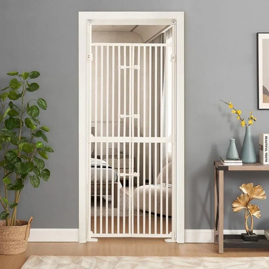 unipaws Barrière Extra Haute pour Chat 188 cm avec Portes et Serrures