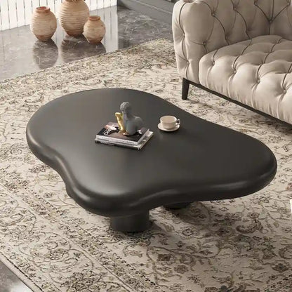 48.5 Tavolino da caffè moderno a forma di nuvola con 4 gambe
