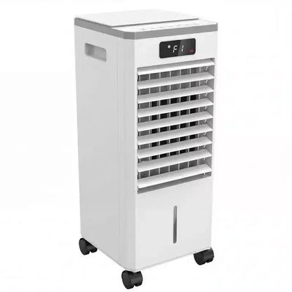Raffrescatore Evaporativo Portatile da 7 litri con Telecomando, 3 Velocità, Timer e Ventilatore Oscillante per Casa e Ufficio
