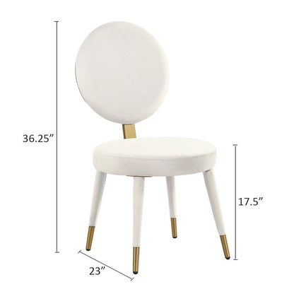 Morden Fort Set da pranzo rotondo moderno di lusso da 5 pezzi con tavolo e sedie
