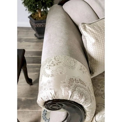Set da salotto 2 pezzi con braccioli arrotolati in ciniglia tradizionale Dikic di Gracewood Hollow