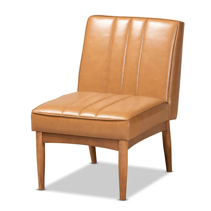 Set di 5 mobili per angolo pranzo Daymond Mid-Century con imbottitura e noce