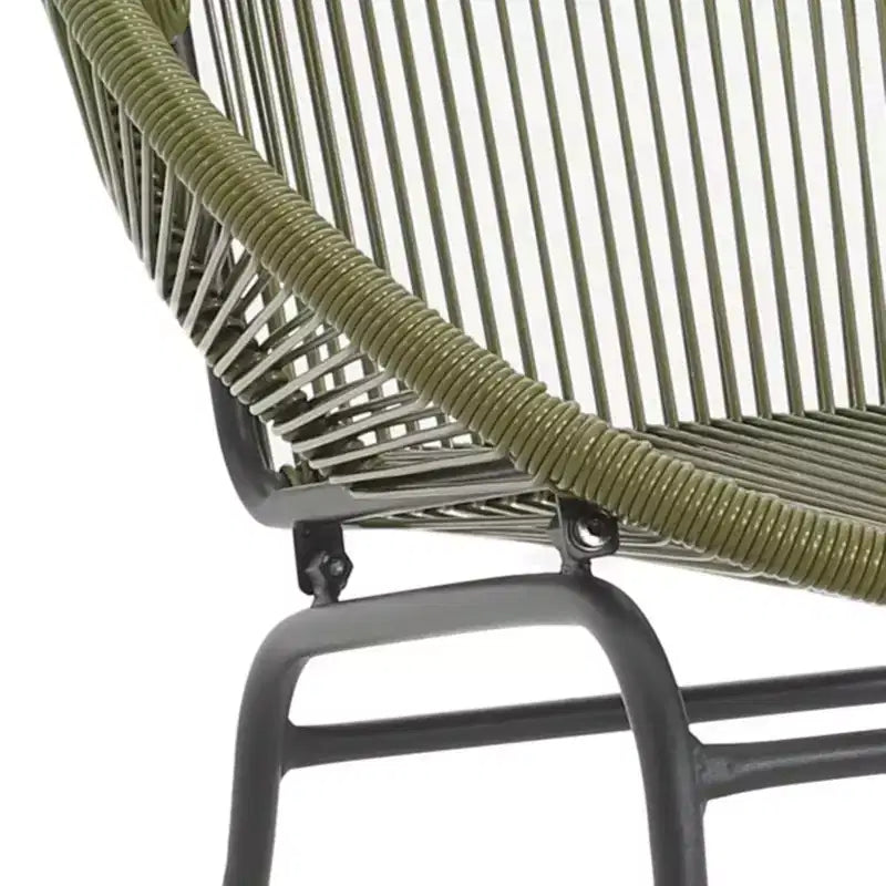 Christopher Knight Home Paoa Set Salotto da Esterno in 3 Pezzi Intrecciato con Struttura in Ferro (Tavolo Non Incluso)