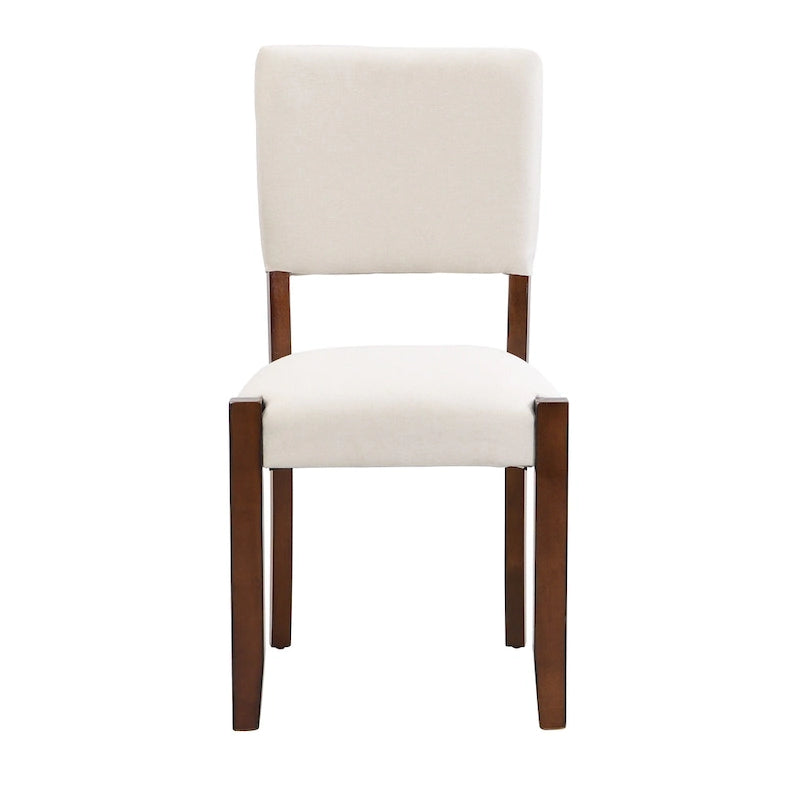 Set da pranzo moderno 5 pezzi con tavolo rettangolare e sedie