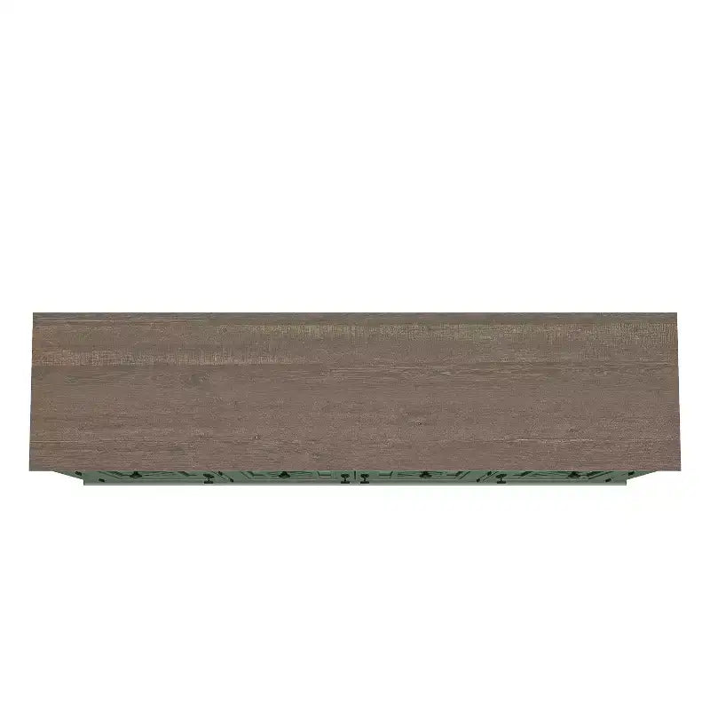 63 armoire buffet de style vintage avec tiroirs, vert
