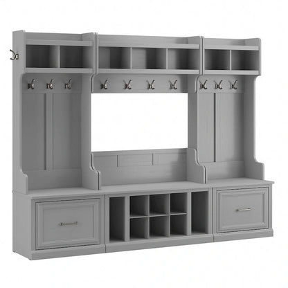 Set per l'ingresso Woodland con appendiabiti di Bush Furniture