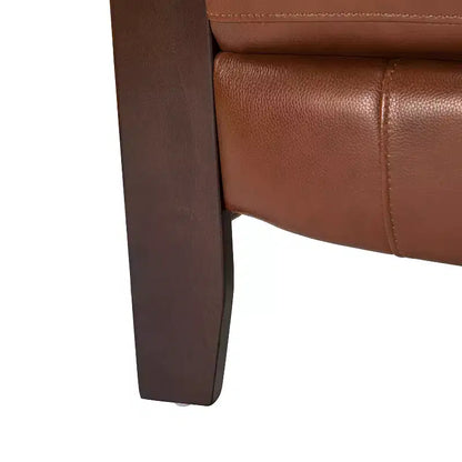 Lot de 2 fauteuils relax manuels en cuir véritable, inclinaison 159°