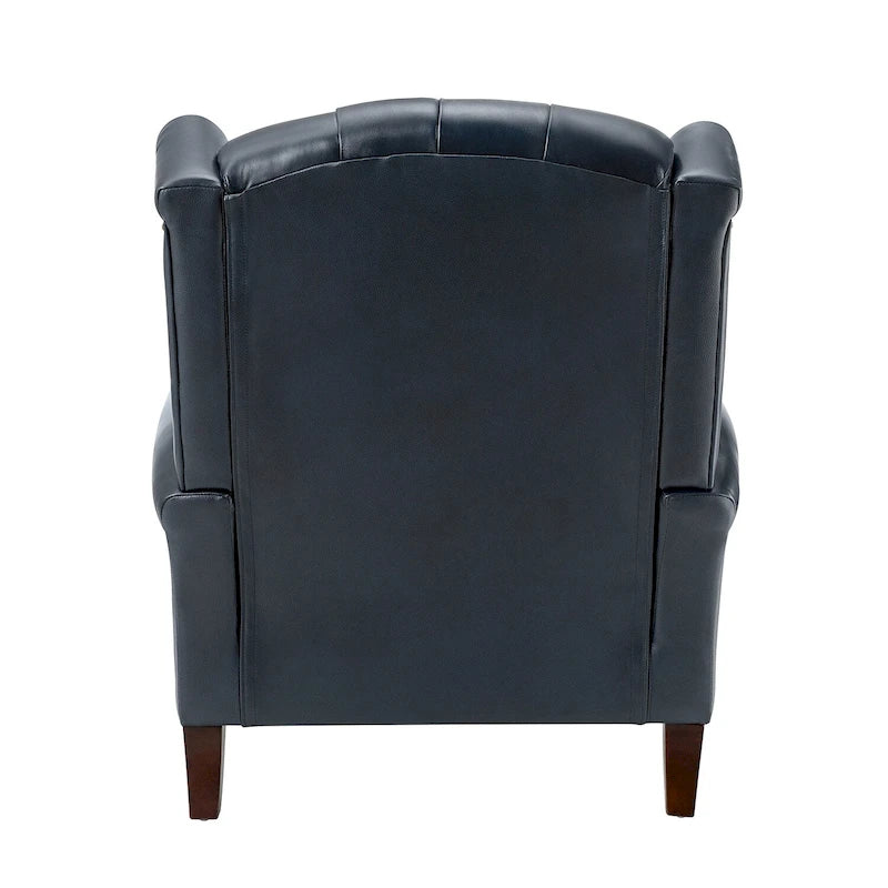 Fauteuil Alex Classic Wingback en cuir avec clous décoratifs (lot de 2) par HULALA HOME