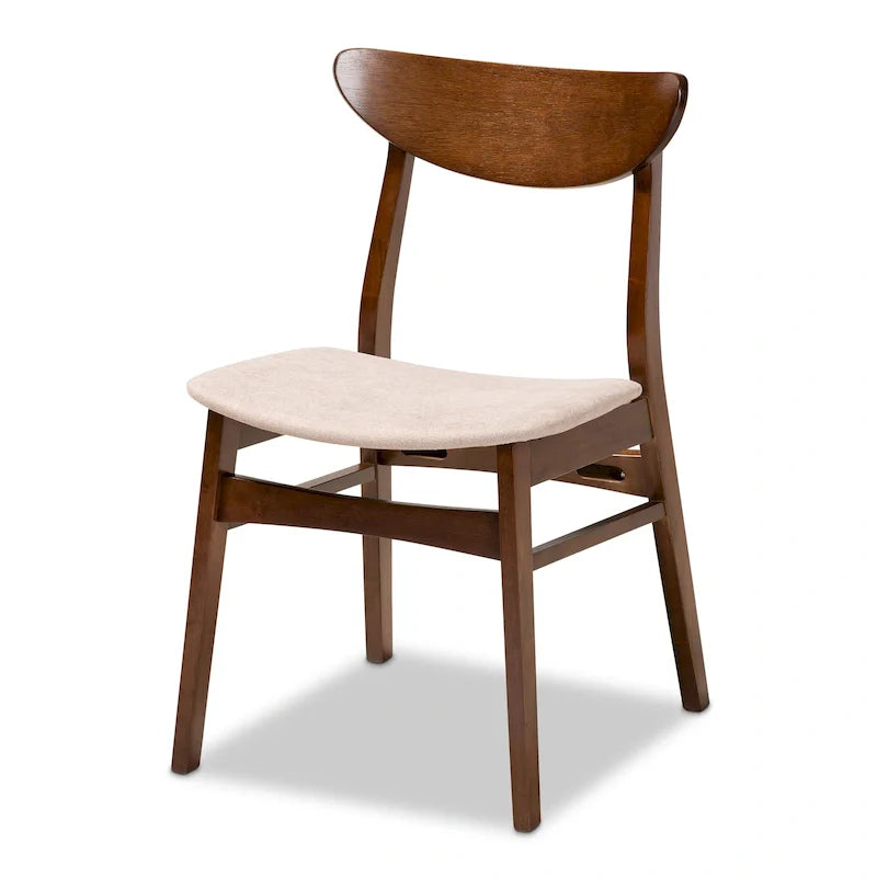 Set di 4 sedie da pranzo moderne e di transizione Parlin di metà secolo