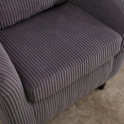 Fauteuil style moderne Fauteuil crapaud avec coussin et oreiller, canapé simple