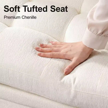 Dyonery Comfy Divano Letto 198 cm, Divano Letto a L in ciniglia con Letto Estraibile e Chaise Longue Contenitore per Soggiorno, Appartamento e Ufficio, Nero