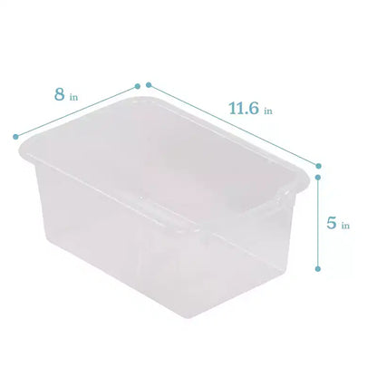 Meuble de rangement 15 bacs ECR4Kids Streamline avec 15 bacs à façade incurvée, 3x5, mobilier pour enfants