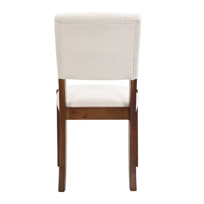 Set da pranzo moderno 5 pezzi con tavolo rettangolare e sedie