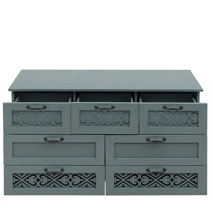 Commode 7 tiroirs Meuble américain Convient pour la chambre à coucher - S/O