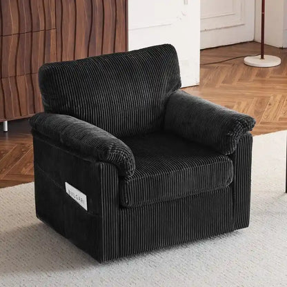 33 Fauteuils Crapaud Individuels en Velours Côtelé