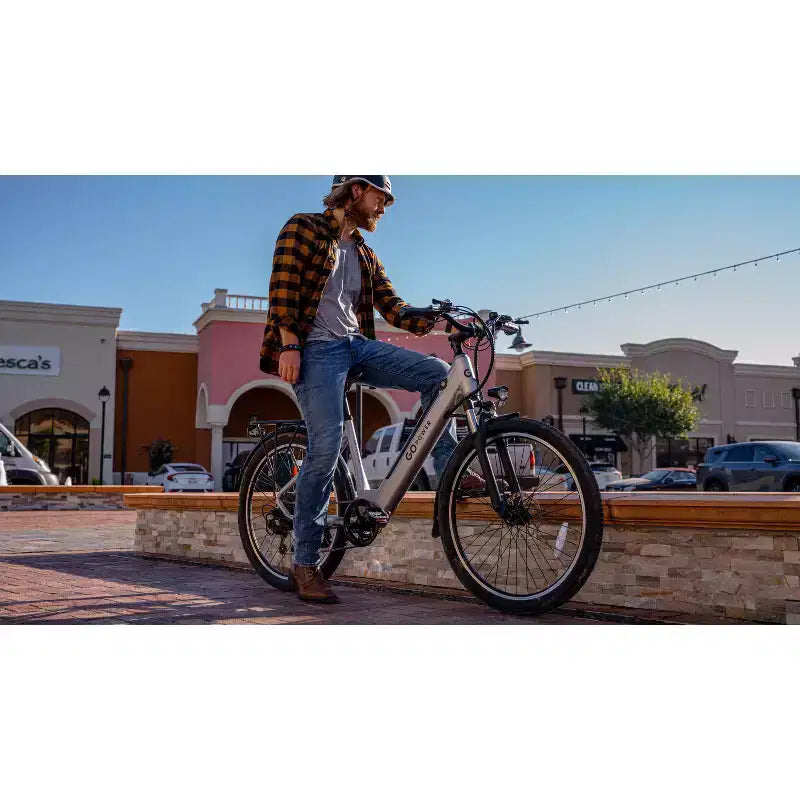 GoPowerBike GoVelo Bici Elettrica per Adulti, Motore da 500W, Batteria Rimovibile, Pneumatici da 26", Velocità Massima 32 km/h, Autonomia Oltre 80 km