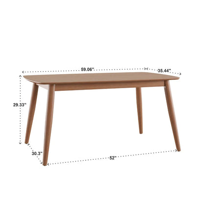 Ensemble de salle à manger conique en chêne danois norvégien par iNSPIRE Q Modern