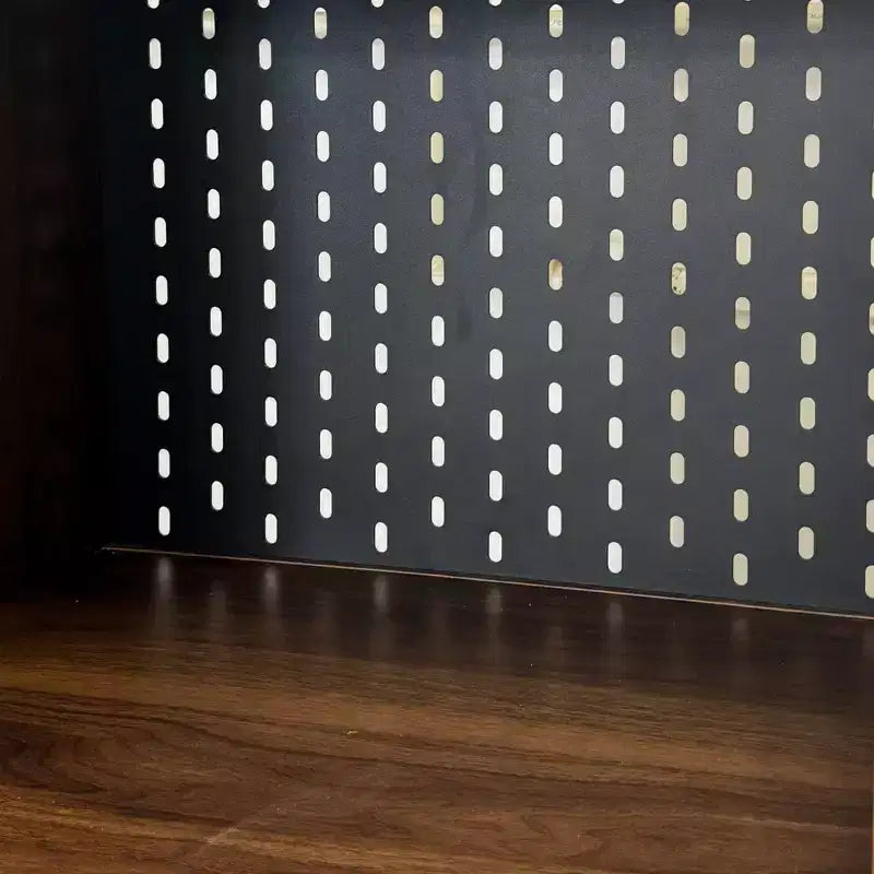 GDFStudio Sinclair Tavolo da studio pieghevole moderno in legno 36 con contenitore